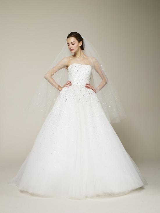 Dresses, http://www.chicvintagebrides.com/wedding dress, white, strapless, Marchesa