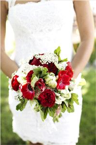 Flowers. bouquet, flowers, red, white