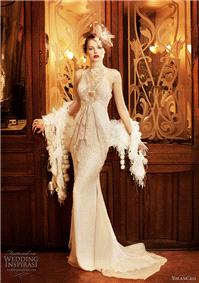 Attire. dress, white, long