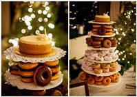 Cakes. wedding cake, doughnuts, cheesecake