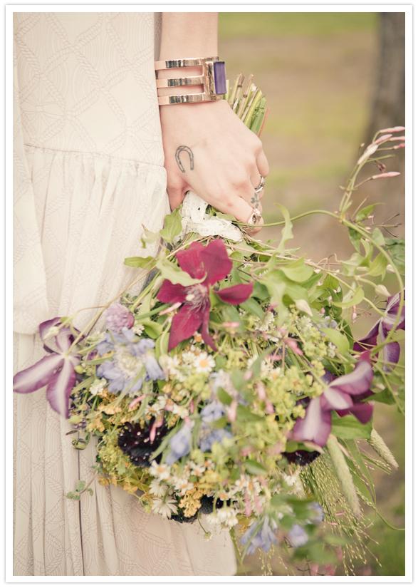 Flowers, wedding bouquet, wild flowers