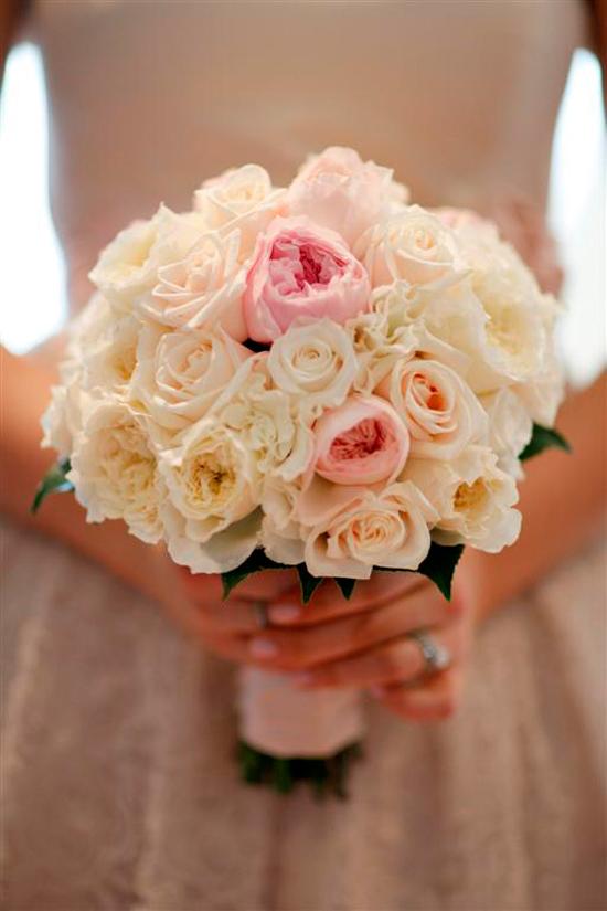 Flowers, bouquet, pink, white
