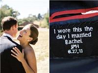 Stationery. A lovely message to stitch into your husband's wedding jacket: http://bit.ly/RF3oKt