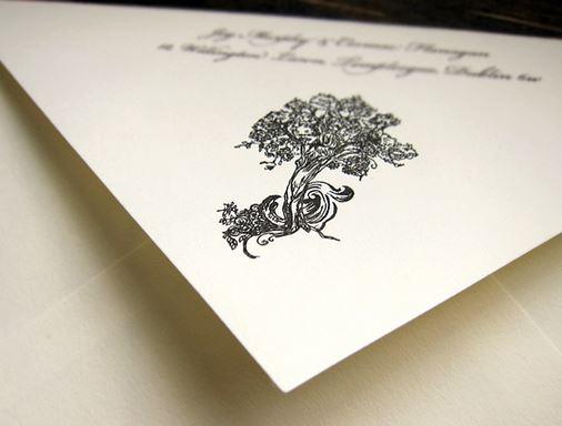 Couture Wedding Stationery, Invitation