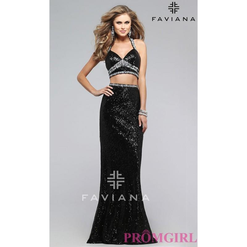 My Stuff, https://www.petsolemn.com/faviana/1052-two-piece-sequin-prom-dress-with-open-back-by-favia