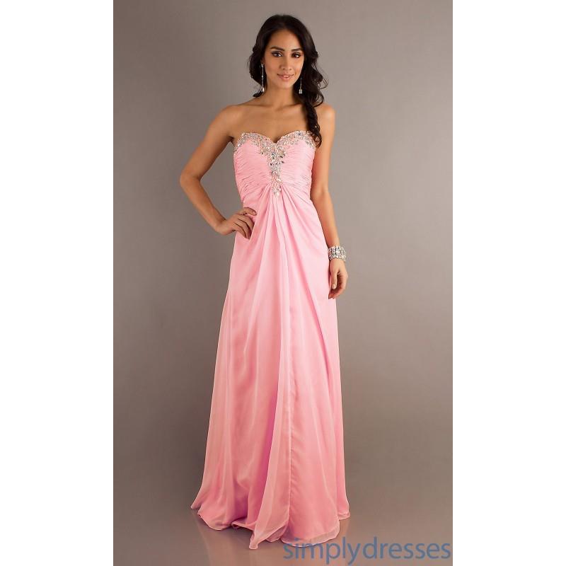 My Stuff, Pretty Strapless Open Back Prom Dress By Studio 17 St-12347p - Cheap Discount Evening Gown