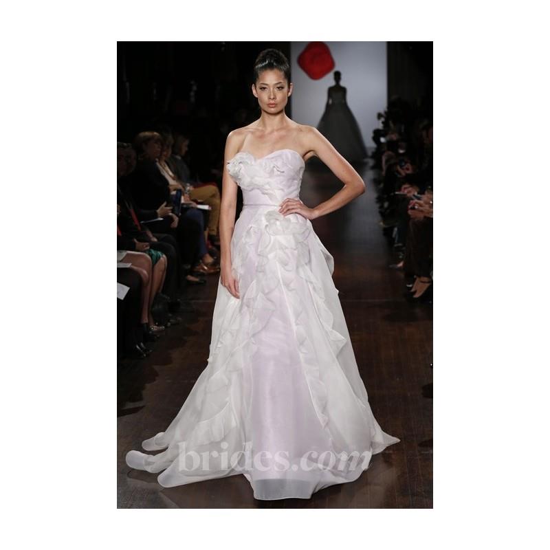 My Stuff, Austin Scarlett - Fall 2013 - Strapless Ruffled A-Line Wedding Dress - Stunning Cheap Wedd