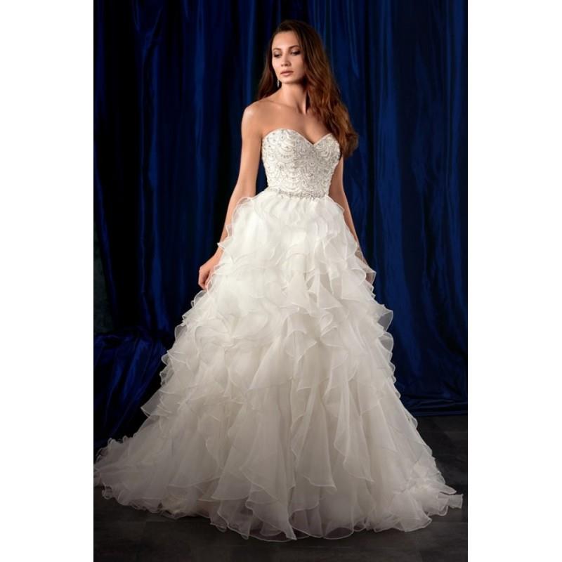 My Stuff, Style 981 by Alfred Angelo Sapphire Bridal Collection - Sweetheart Ballgown Semi-Cathedral