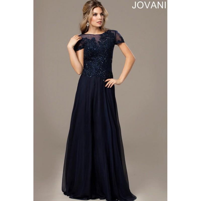 My Stuff, Navy Sugarplum Jovani Evenings 98273 Jovani Evening - Top Design Dress Online Shop