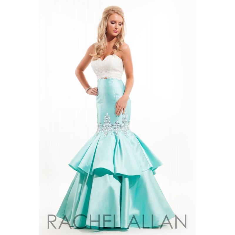 wedding, Rachel Allan Prom 7075 - Elegant Evening Dresses|Charming Gowns 2017|Demure Prom Dresses