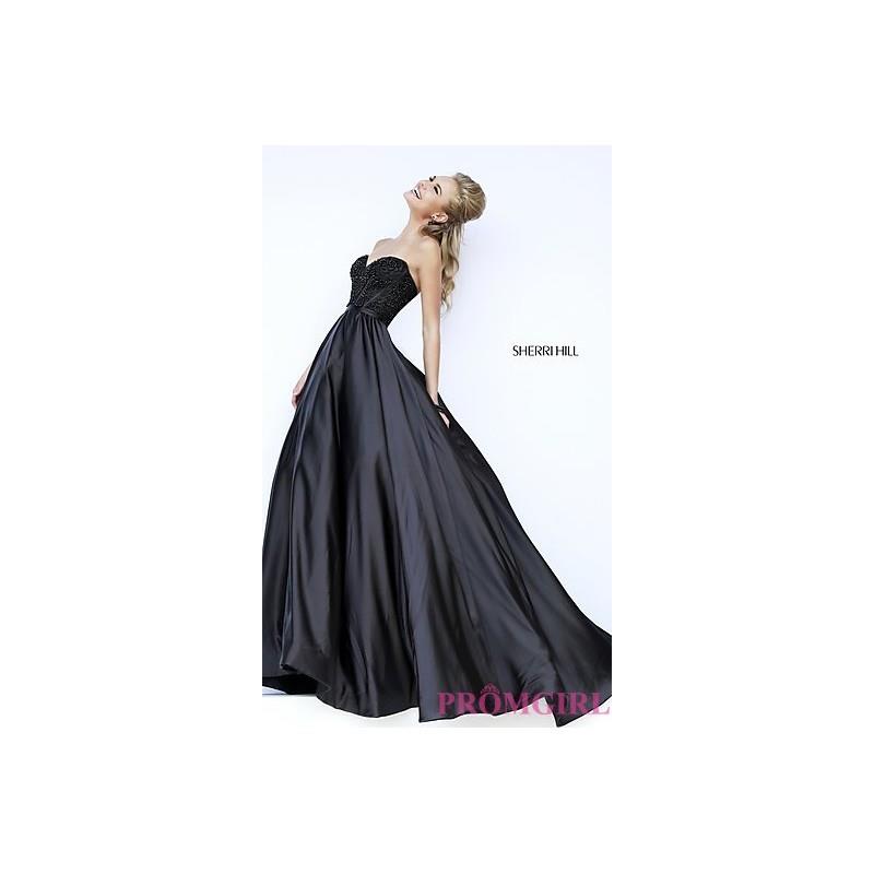 My Stuff, SH-32084 - Strapless Sweetheart Sherri Hill Ball Gown - Bonny Evening Dresses Online
