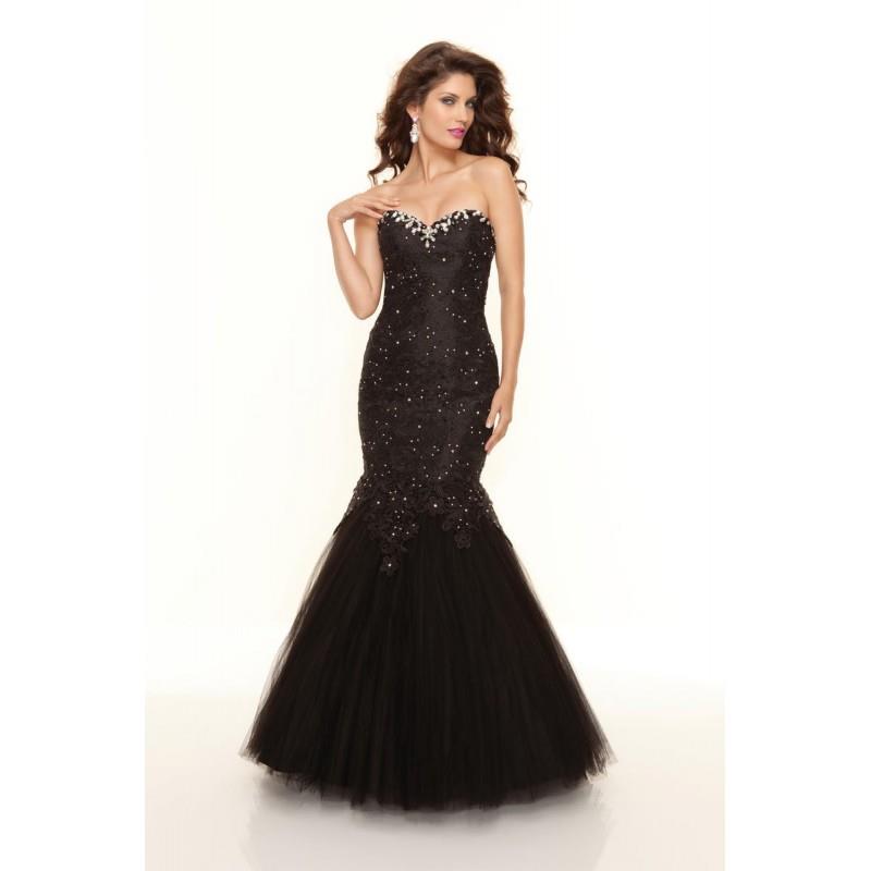 My Stuff, Paparazzi By Mori Lee 93065 Lace Tulle Beaded Mermaid Prom Dress - Cheap Discount Evening