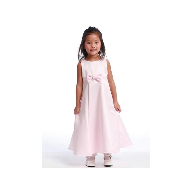 My Stuff, Pink Flower Girl Dress - Satin A-Line Style: D500 - Charming Wedding Party Dresses|Unique