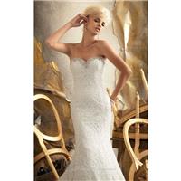 2014 Cheap Strapless Embroidered Lace by Bridal by Mori Lee 1918 Dress - Cheap Discount Evening Gown
