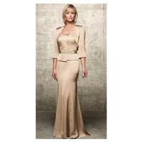 Jean De Lys Satin Chiffon Beaded Evening Dress 29447 by Alyce - Brand Prom Dresses|Beaded Evening Dr