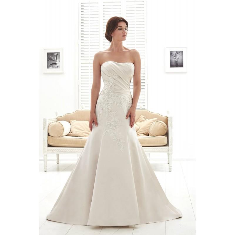 My Stuff, Romantica Style PC6970 by Phil Collins - Other Satin Floor Strapless Fit and Flare Wedding
