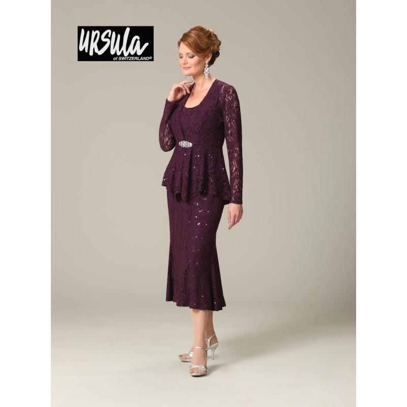 My Stuff, Purple Sugarplum Ursula 11287T Ursula of Switzerland - Top Design Dress Online Shop