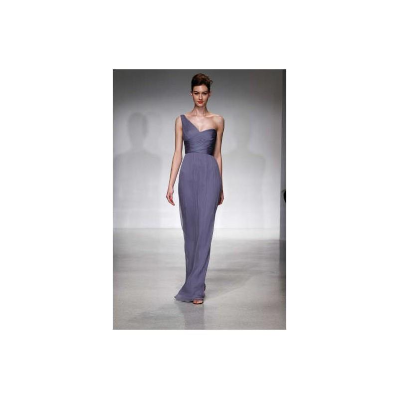 My Stuff, Simple A-line One Shoulder Ruching Floor-length Chiffon Evening Dresses - Dressesular.com