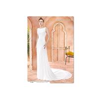 Vestido de novia de Valerio Luna Modelo VL5925 - 2017 Sirena Barco Vestido - Tienda nupcial con esti