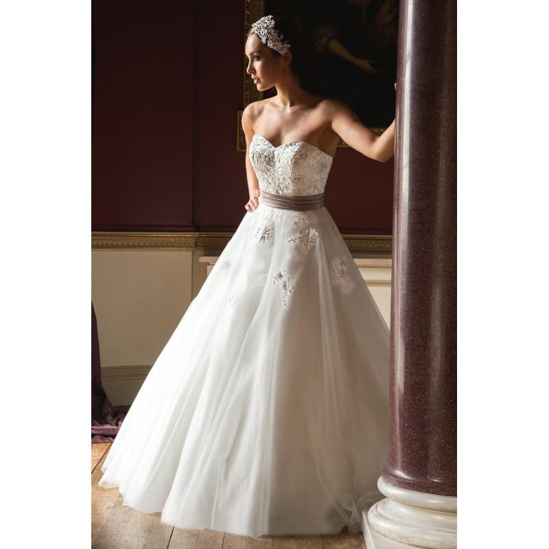 My Stuff, Style C16406 by Special Day Claddagh Collection - Ivory  White Tulle Floor Sweetheart  Str