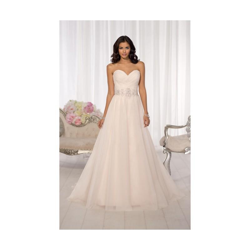 My Stuff, Simple A-line Sweetheart Beading&Crystal Detailing Sweep/Brush Train Tulle Wedding Dresses