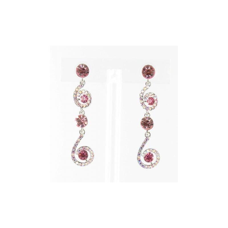 My Stuff, Helens Heart Earrings JE-X004377-S-Pink Helen's Heart Earrings - Rich Your Wedding Day