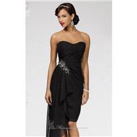 Chiffon Asymmetrical Skirt Dress by Jordan 642 - Bonny Evening Dresses Online