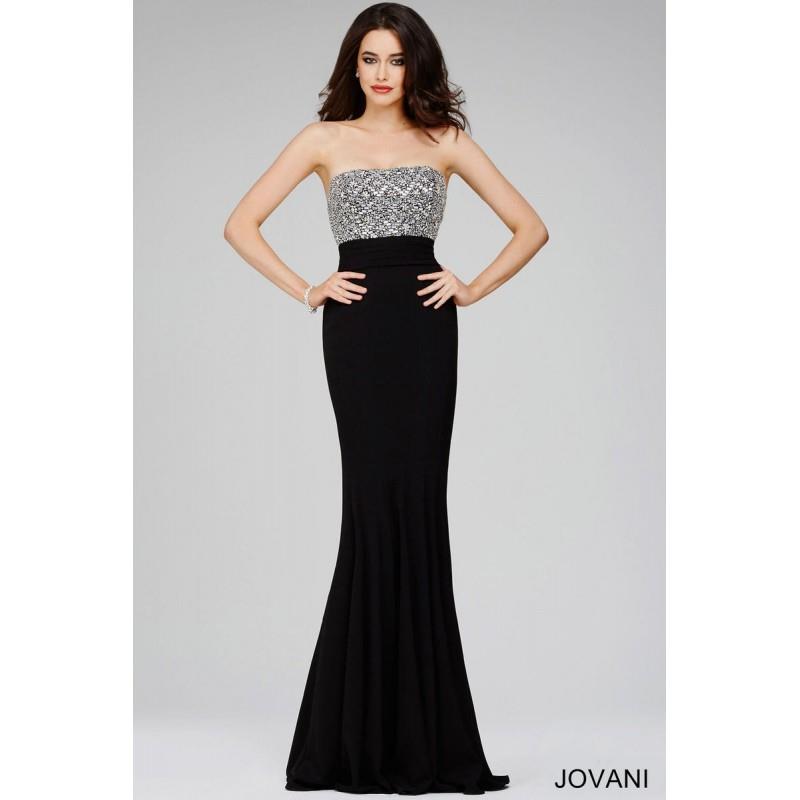 My Stuff, Black Sugarplum Jovani Evenings 31657 Jovani Evening - Top Design Dress Online Shop