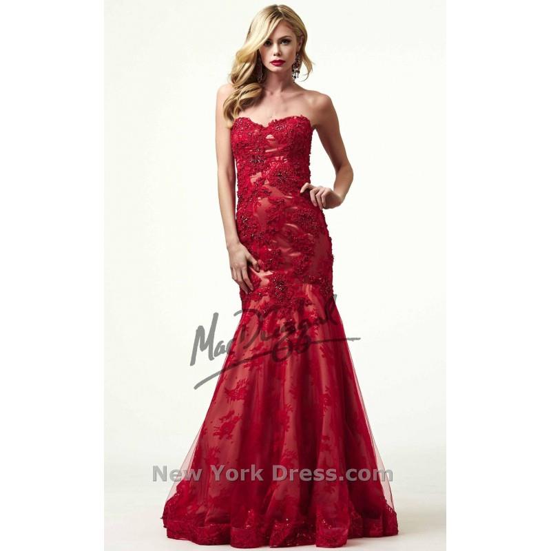 My Stuff, Mac Duggal 85311R - Charming Wedding Party Dresses|Unique Celebrity Dresses|Gowns for Brid