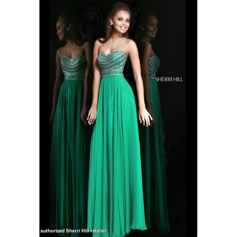 My Stuff, Emerald Sherri Hill 8546 - Brand Wedding Store Online