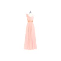 Coral Azazie Evelyn - Strap Detail Sweetheart Floor Length Chiffon And Charmeuse Dress - Cheap Gorge