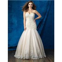 Champagne/Ivory/Silver Allure Bridal Women Size Colleciton W387 Allure Women's Bridal Collection - R