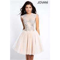 White/Nude Jovani Homecoming 92711 - Brand Wedding Store Online