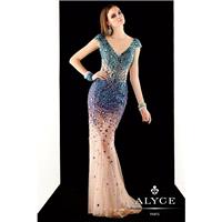 Green/Emerald Claudine for Alyce Prom 2375 Claudine for Alyce Paris - Top Design Dress Online Shop