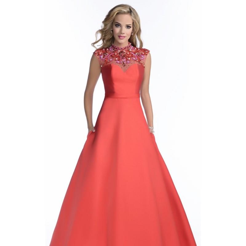 My Stuff, Red A-Line Mikado Ball Gown by Envious Couture Prom - Color Your Classy Wardrobe