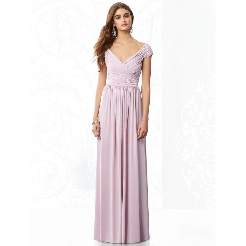My Stuff, After Six 6697 Cap Sleeve Jersey Bridesmaid Gown - Brand Prom Dresses|Beaded Evening Dress