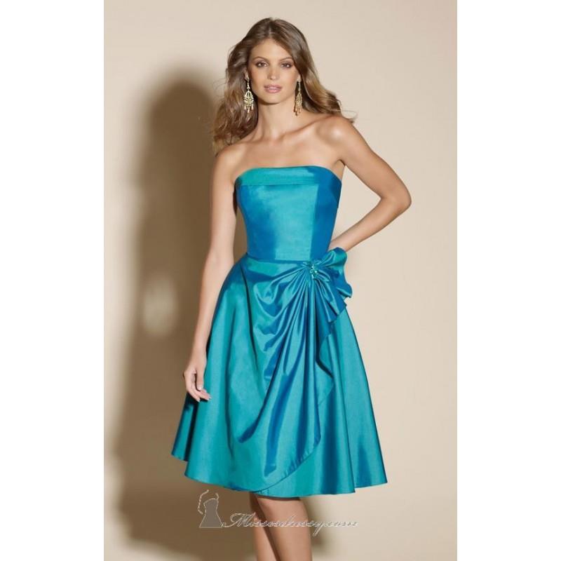 My Stuff, Strapless Taffeta Dress of Affairs by Mori Lee 175 - Bonny Evening Dresses Online