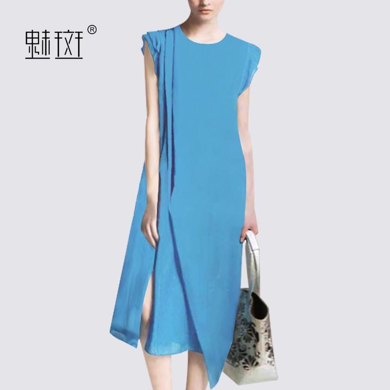 My Stuff, Frilled Plus Size Short Sleeves Chiffon Summer Dress - Bonny YZOZO Boutique Store