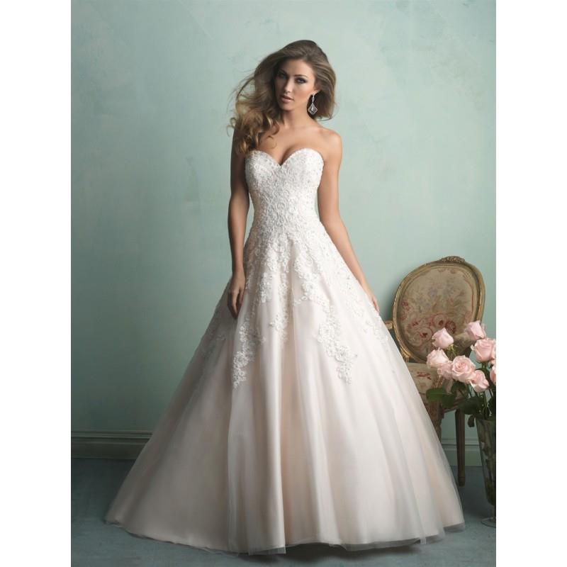 My Stuff, Allure Bridals 9153 Sweetheart Neckline Lace Ball Gown Wedding Dress - Crazy Sale Bridal D