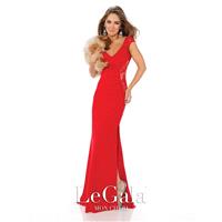 Red Tony Bowl Le Gala Gowns Long Island Le Gala by Mon Cheri 116593 Le Gala Prom by Mon Cheri - Top