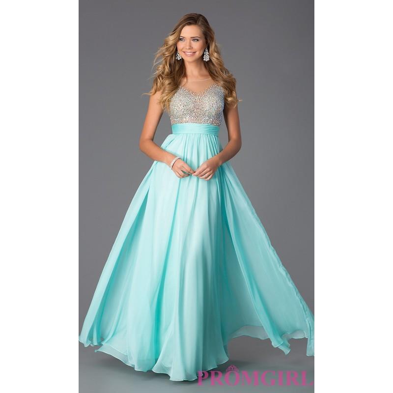 My Stuff, Floor Length Embellished Chiffon Prom Dress - Brand Prom Dresses|Beaded Evening Dresses|Un