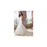 David Tutera for Mon Cheri Wedding Dress Style No. 214210 - Brand Wedding Dresses|Beaded Evening Dre