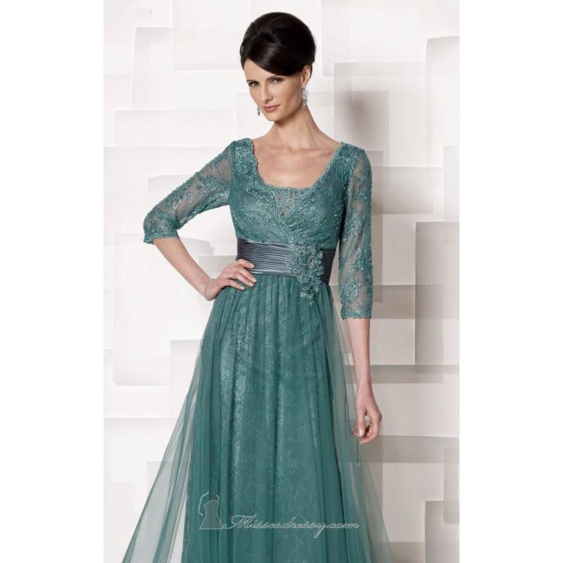 My Stuff, Embellished V neckline Gown by Cameron Blake 213644 - Bonny Evening Dresses Online