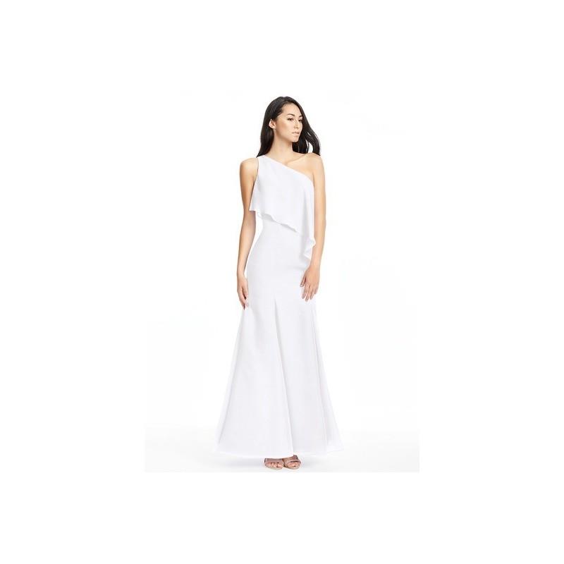 My Stuff, White Azazie Nadia - Floor Length One Shoulder Chiffon Side Zip Dress - Cheap Gorgeous Bri