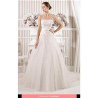 Luna Novias - 8S148 Levante 2015 Floor Length Straight Princess Sleeveless Long - Formal Bridesmaid