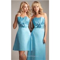 Strapless Satin Dress by Allure Bridesmaids 1227 - Bonny Evening Dresses Online