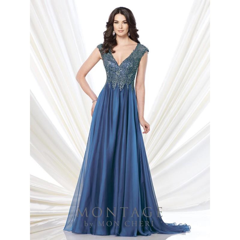 My Stuff, Royal Blue Montage by Mon Cheri 215900 - Brand Wedding Store Online