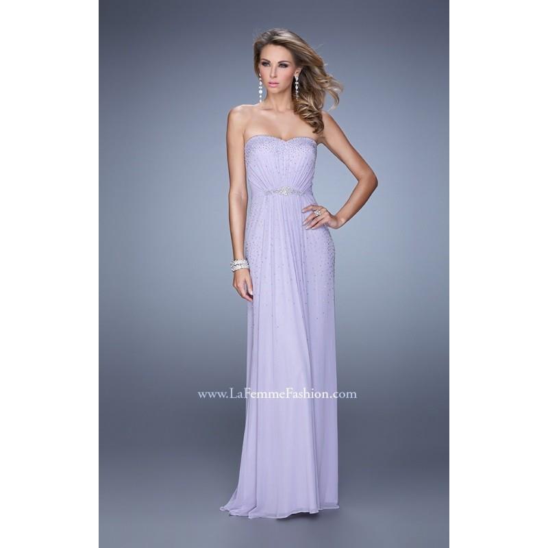 My Stuff, Dark Papaya La Femme 21237 - Chiffon Dress - Customize Your Prom Dress