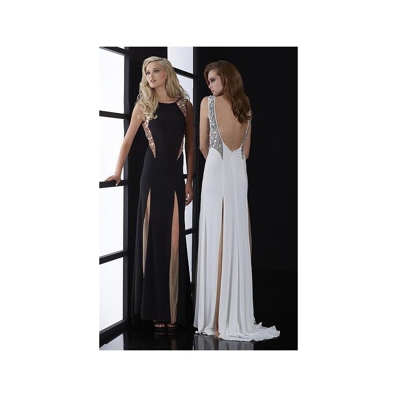 wedding, Jasz 5040 Open U Back Evening Dress - Brand Prom Dresses|Beaded Evening Dresses|Charming Pa