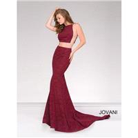 Jovani 45931 Two Pc Gown with Sheer Illusion Sides - Brand Prom Dresses|Beaded Evening Dresses|Charm